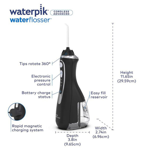 Thông Số Máy Tăm Nước Waterpik Cordless Advanced WP-562